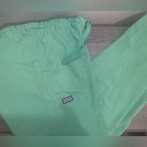 Cherokee Women Scrub Pants Size L Color Green